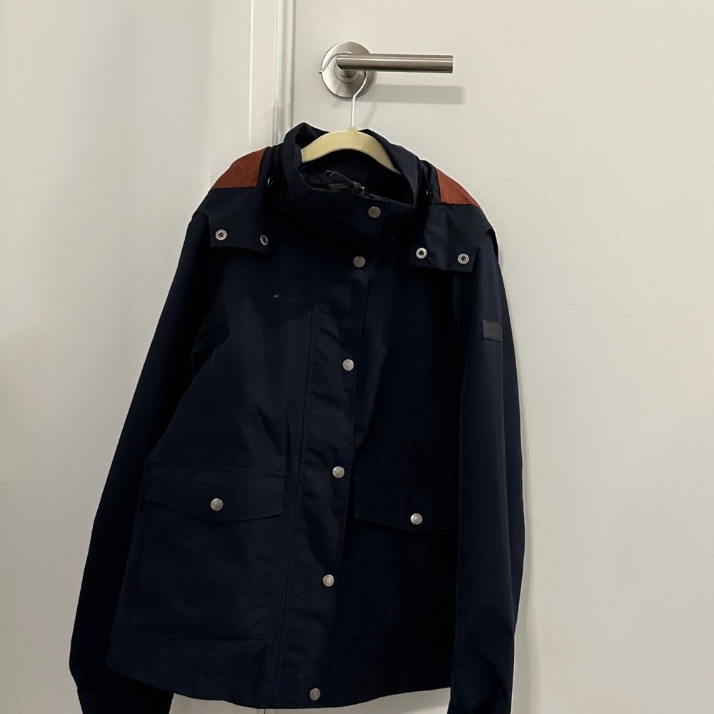 Algie Gore Tex Jacket in Navy Blue
